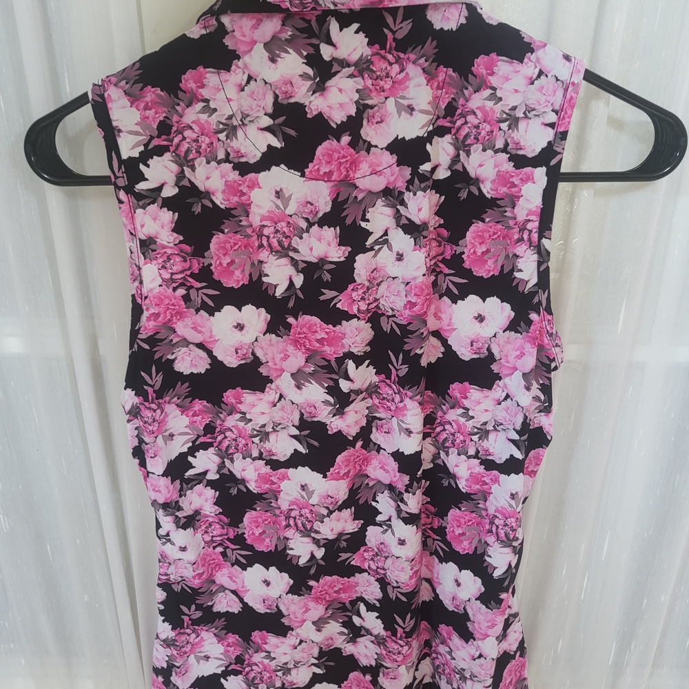 G/FORE Floral Sleeveless Women's Top - Picture 2 of 2